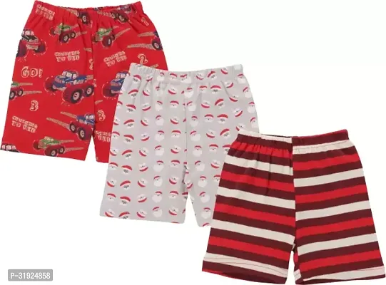 Stylish Multicoloured Cotton Blend  Shorts For Boy Pack Of 3-thumb0