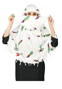 stylish cotton printed stole for women pack of 1-thumb2