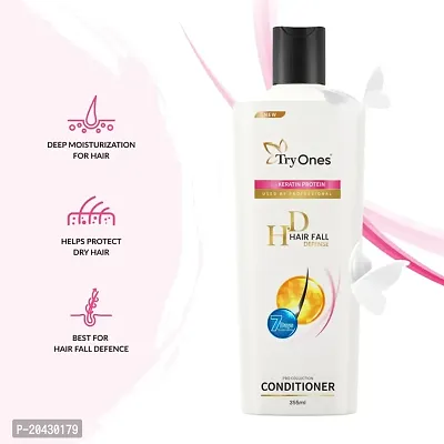 Hair Fall Defence Conditioner 355ml, With Keratin Protein, Hair Fall Control and Longer, Stronger Hair -Deep Conditions Damaged Hair for Men and Women-thumb3