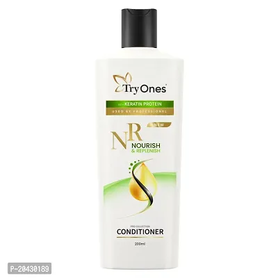 NourishandReplenish Conditioner 200ml, With Keratin Protein for Men and Women