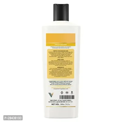 Smooth and Shine Conditioner 200ml, With Biotin and Silk Proteins - Deeply Moisturises Dry and Frizzy Hair, Vitamin H and Silk Protine For Used by Professional 200ml For Men and Women-thumb3