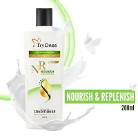 NourishandReplenish Conditioner 200ml, With Keratin Protein for Men and Women-thumb2