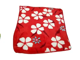 USEME 7063 Soft Stripes Terry Face Towel Handkerchief Women Soft Cotton Hankies Ladies hanky set for women [Multicolor] Handkerchief (Pack of 6)-thumb3