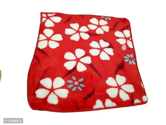 USEME 7063 Soft Stripes Terry Face Towel Handkerchief Women Soft Cotton Hankies Ladies hanky set for women [Multicolor] Handkerchief (Pack of 6)-thumb4