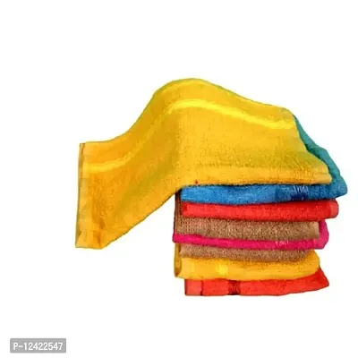 USEME 5389 hand towels HANDKERCHIEF 100% Cotton Face Hanky, Face Towel, Handkerchiefs Multicolor(PACK OF 8)-thumb0