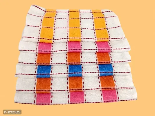 KALPANA Combo 1715 Handkerchief Multicolor Towel Hand Face Fur Towel Handkerchiefs Bathroom Towel Men OR Women Accessories Handkerchiefs (PACK OF 6)-thumb3