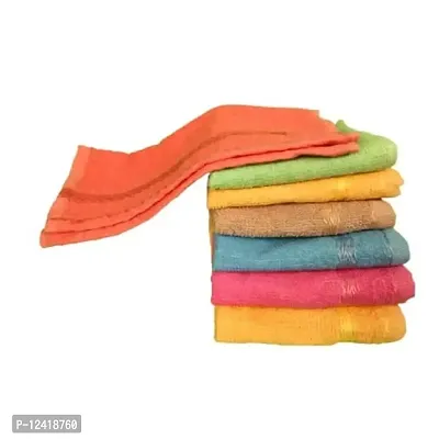 USEME 5335 hand towels HANDKERCHIEF 100% Cotton Face Hanky, Face Towel, Handkerchiefs Multicolor(PACK OF 7)