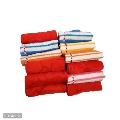 USEME 6226 Handkerchief MUILTY COLORS Towel Hand Face Towel Handkerchiefs Bathroom Towel (PACK OF 12)-thumb0