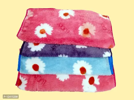 KANIKA COMBO 1838 Handkerchief MULTICOLOR Towel Hand Face FUR Towel Handkerchiefs Bathroom Towel (PACK OF 8)-thumb5