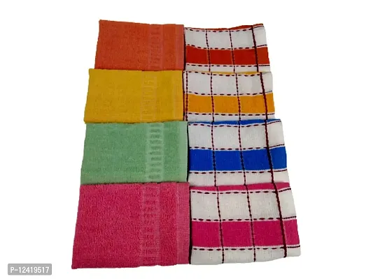 KALPANA COMBO 1103 HandkerchiefMULTICOLOR Towel Hand Face FUR Towel Handkerchiefs Bathroom Towel Men OR Women Accessories Handkerchiefs (PACK OF 8)