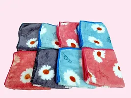 KANIKA COMBO 1838 Handkerchief MULTICOLOR Towel Hand Face FUR Towel Handkerchiefs Bathroom Towel (PACK OF 8)-thumb3