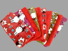 Kanika Combo 8744 Handkerchief Multicolor Towel Hand Face FUR Towel Handkerchiefs Bathroom Towel Men or Women Accessories Handkerchiefs (PACK OF 10)-thumb4