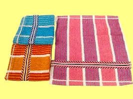 KALPANA Combo 1676 Multicolor Towel Hand Face Fur Towel Handkerchiefs Bathroom Towel Men OR Women Accessories Handkerchiefs (PACK OF 8)-thumb2