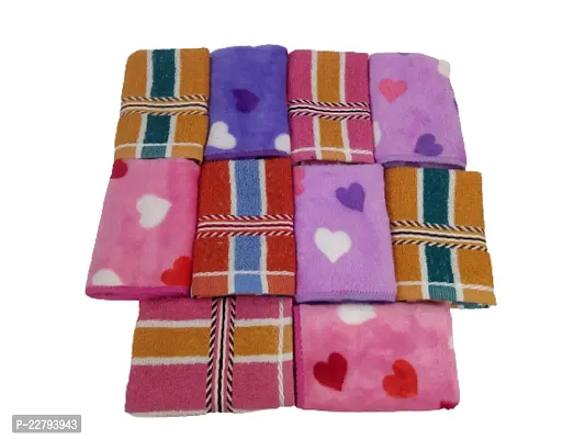 Gargi Women or Girls Multicolor Handkerchief Pocket Squares.(Pack of 10).