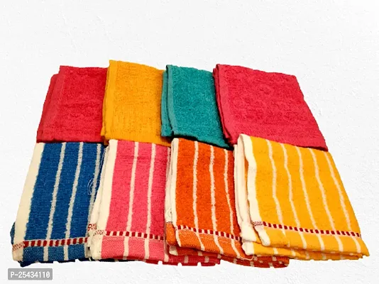 Gargi Women or Girls Multicolor Rumal Handkerchief Pocket Squares.(Pack of 8).-thumb0