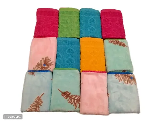 Gargi Women or Girls Multicolor Rumal Handkerchief Pocket Squares.(Pack of 12).-thumb0