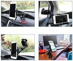 OFB Bike Mobile stand with USB 3.0 Fast Charger | Rear View Mount Anti Shake Fall Prevention 360 Degree Rotation Scooter Motorcycle Activas Bicycle Upto 4.8 to 7.6 Inches-thumb4