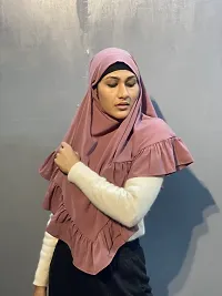 Nazneen triangle all-around frill tie at back head ready to wear Hijab cun Naqab-thumb2