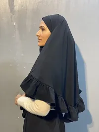 Nazneen triangle all-around frill tie at back head ready to wear Hijab cun Naqab-thumb2