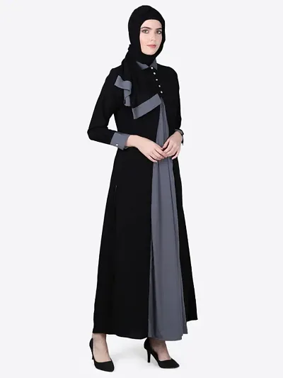 Fancy Printed Stitched Abaya