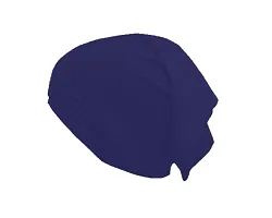 Women's Tube Hijab Bonnet Cap Under Scarf Pullover (Navy Blue)-thumb2