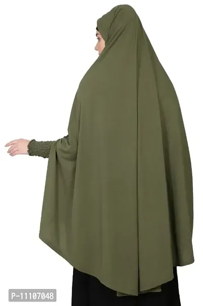 Nazneen stretchable Jeresy smoking at  sleeve  Jilbab cum prayer khimar  Hijab-thumb4