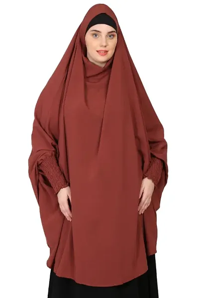 Stylish Ready To Wear Instant Tie At Back Long Jersey Hijab For Women
