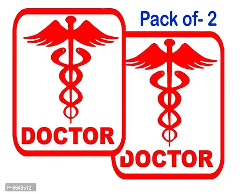 MD Medical Doctor Caduceus Decal Sticker | Flawless Decals