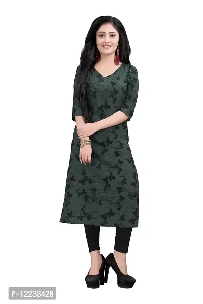 Stylish Crepe Printed Kurti For Women