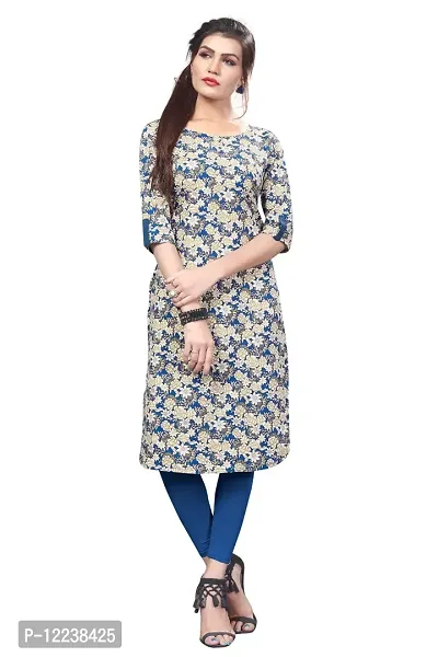 Stylish Crepe Printed Kurti For Women