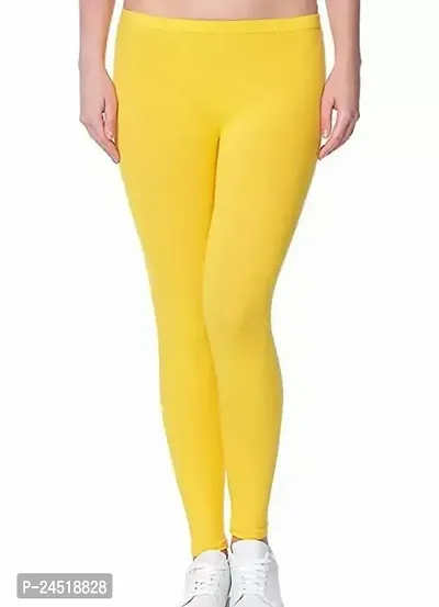Fabulous Cambric Cotton Solid Ankle Length Leggings For Women-thumb0