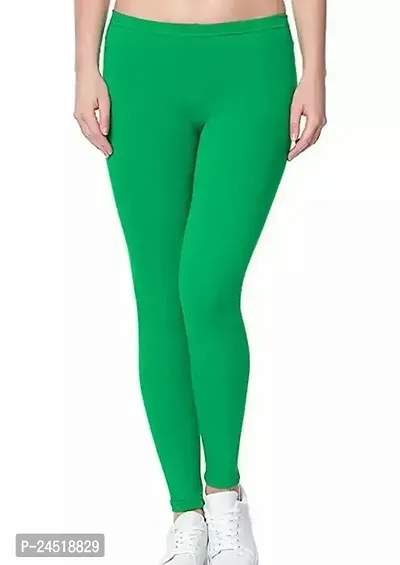 Fabulous Cambric Cotton Solid Ankle Length Leggings For Women-thumb0