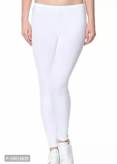 Fabulous Cambric Cotton Solid Ankle Length Leggings For Women