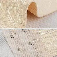 Shapewear 3 Hooks Body Shaper Slimming Belt Tummy Trimmer Slimming Belt  (Beige)-thumb1