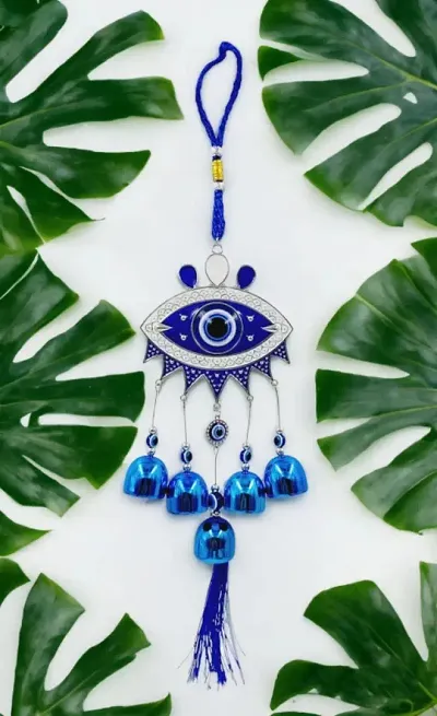 Evil eye wind chime for home decoration protect from nagetive energy vastu wind chime, good sound wind chime for balcony, and room decoration and good sound and positive energy  wind chime