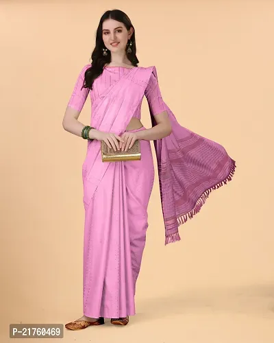 Fancy Cotton Saree with Blouse Piece for Women