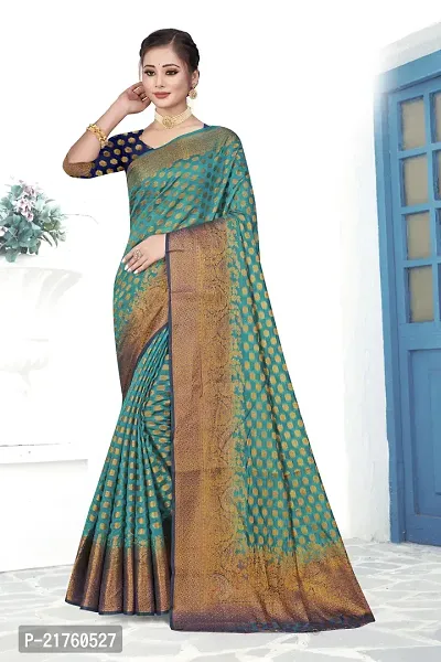 Fancy Organza Saree with Blouse Piece for Women