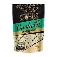 URBANS Natural Plain Cashew + Dry Roasted and Salted Almond + Salted Pista Combo Pack of 3Pcs Dry Fruits Nut Snacks (80g Each)-thumb1