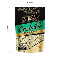 URBANS Natural Plain Cashew + Dry Roasted and Salted Almond + Salted Pista Combo Pack of 3Pcs Dry Fruits Nut Snacks (80g Each)-thumb4