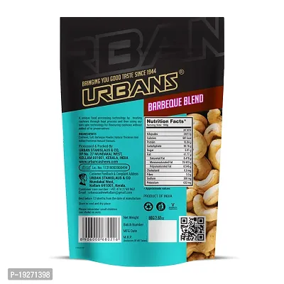 URBANS Jalapeno Coriander + Green Chilly + Barbeque Blend Pack of 3Pcs Flavor Cashew Nuts (80g Each)-thumb3