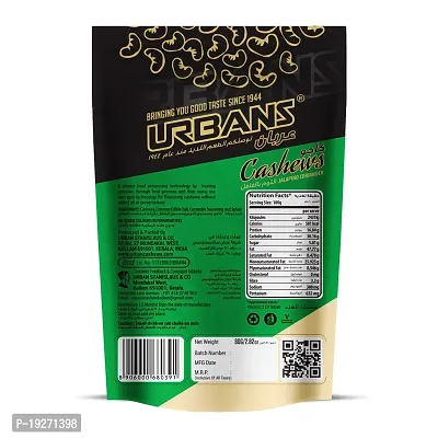 URBANS Jalapeno Coriander + Green Chilly + Barbeque Blend Pack of 3Pcs Flavor Cashew Nuts (80g Each)-thumb5