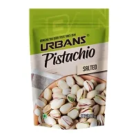 URBANS Natural Plain Cashew + Dry Roasted and Salted Almond + Salted Pista Combo Pack of 3Pcs Dry Fruits Nut Snacks (80g Each)-thumb2