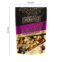 URBANS Creamy Butter Onion + Jalapeno Coriander + Sesame Honey Cashew Combo Pack of 3Pcs Flavor Cashew Nuts (80g Each)-thumb3