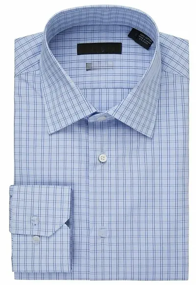 Reliable Blend Checked Long Sleeves Casual Shirt For Men