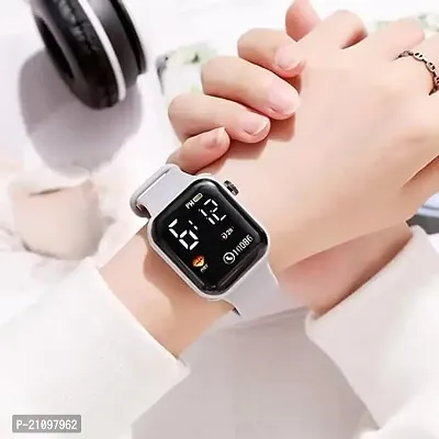Digital Watches Waterproof Sports Square Electronic Led Watch-thumb2