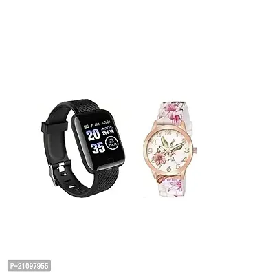 Bracelet Fitness Tracker Color Screen Smartwatch And Analogue Women  Girls Watch