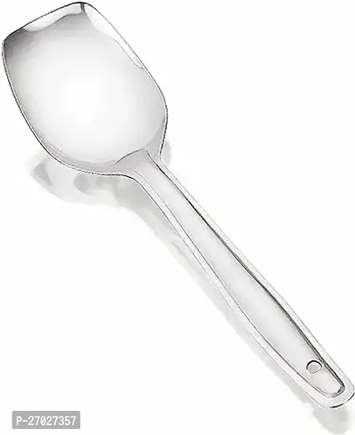 Stainless Steel Serving Spoon (Square Spoon 1Pc)-thumb0