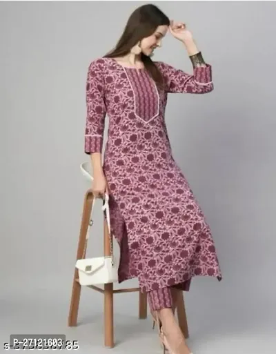 Trendy Cotton  Kurta Set For Women