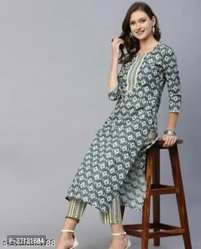 Trendy Cotton  Kurta Set For Women-thumb0