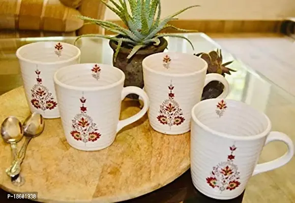 Seedlings India Microwave  Dishwasher Safe Stoneware Coffee Mug Set of 2